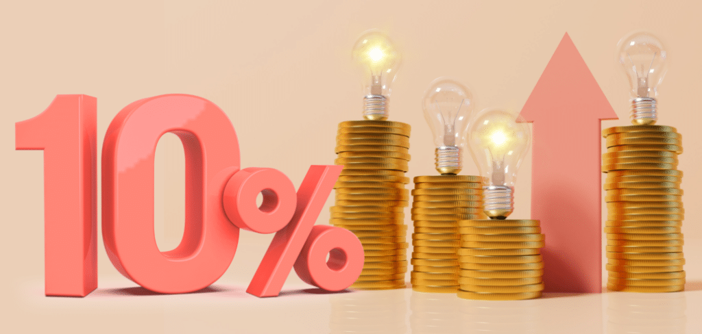 Réduction de 10% économie d'énergie