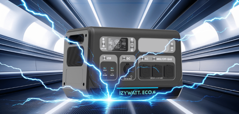 Batterie IZYWATT-ECO, énergie verte, faible consommation d'énergie, économie d'énergie