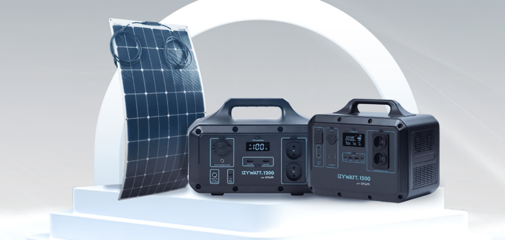 Panneaux solaires Batterie IZYWATT 1200 et Batterie IZYWATT1500