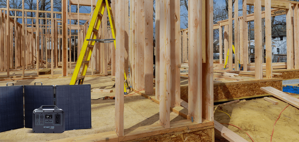 chantier Batterie IZYWATT Panneaux solaires énergie verte énergie solaire
